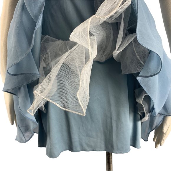 City Studio 1 Dress Prom Formal Blue Rhinestone - Picture 7 of 9